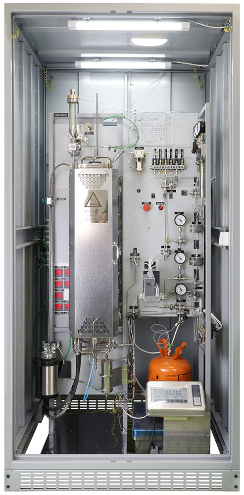 Автоматизированная лабораторная установка КДИ тестирования катализатора дегидрирования изобутана (КДИ, КДИ-М) в псевдоожиженном слое