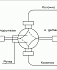 Газовая схема крана обратной продувки